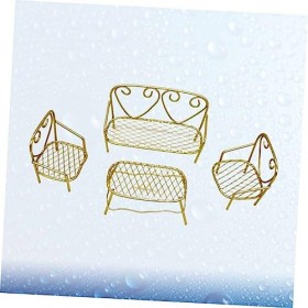 ibasenice 1 Ensemble De Jouets Miniatures en Forme De Canapé pour Enfants Petits Meubles pour Poupée Mini Canapé Accessoire D