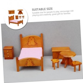 ibasenice 1 Jeu Armoire De Chevet Miniature Meubles Miniatures Table De Chevet pour Maison De Poupée Meubles De Chambre De Ma