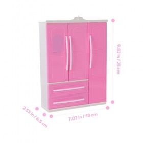 Vaguelly 1Pc Armoire De Poupée Accessoires pour Animaux De Compagnie Accessoires De Meubles De Maison De Poupée pour Les Fill