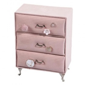 Baoblaze 1/6 Accessoires Miniatures de Maison de Poupée, Boîte D’organisateur de Boucles D’oreilles, Accessoire de Maison de 