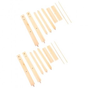 Toyvian Support De Cintres De Poupée Meubles De Maison De Poupée Mini Cintre en Tissu Support De Maison De Poupée Support De 