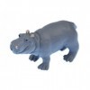 Miniblings 10x Hippopotame Figurine Animal en Caoutchouc de Hippopotamus Africaine Hippo