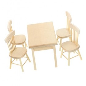 ibasenice 2 Ensembles DAccessoires pour Maison De Poupée pour Enfants Table De Cuisine Ornement De Maison De Poupée Meubles 