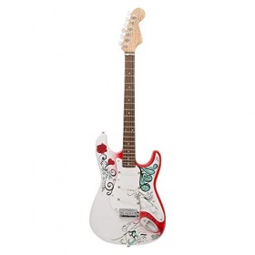 Jimi Hendrix Monterey – Réplique de Guitare Miniature - Cadeaux de Musique - Ornement Fait à la Main