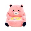 OGOBVCK Fauteuil Peluche pour Enfants siège bébé Support canapé Jouets Animaux poupées canapé siège Coussin mobilier pour Tou