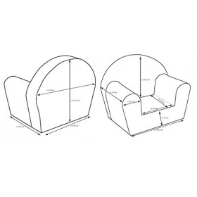 Disney - 6720063 - Ameublement Et Décoration - Planes Dusty - 7 Fauteuil - Rouge