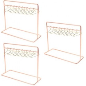 ifundom 3 Ensembles Mini Cintre Meubles De Poupée pour Poupées De 18 Pouces Mini Pantalon Cintre Chat Porte-Vêtements Poupée 