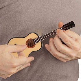 1:6 Échelle Modèle Guitare Jouet Simulation Minirature Instrument de Musique Décoration de Maison de poupée Accessoire Cadeau