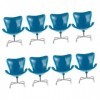 Toyvian 8 Pcs Oeuf Chaise Fauteuil Poupée Chaise 1 6 Échelle Poupée Meubles Maison De Poupée Bébé À Manger Chaise Maison De P