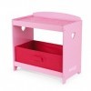 JANOD- Table à Langer Mademoiselle Bois , J06563, Rose