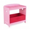 JANOD- Table à Langer Mademoiselle Bois , J06563, Rose