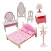 ibasenice 4 Ensembles Dresser Modèle Mini Maison Meubles Modèle Maison De Poupée Meubles Accessoires Enfants Mini Maison Déco