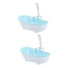 Gadpiparty 4 Pièces Jouets Pour Baignoire à Vaporiser Meubles De Poupée Fournitures De Bain De Poupée Jouets De Pulvérisation