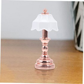 ERINGOGO 16 Pièces Lampe De Table pour Maison De Poupée Mini Plantes Pot Lanterne Meubles Lampe De Bureau Maison De Poupée La
