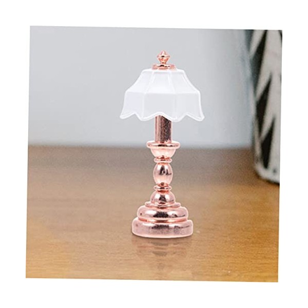 ERINGOGO 16 Pièces Lampe De Table pour Maison De Poupée Mini Plantes Pot Lanterne Meubles Lampe De Bureau Maison De Poupée La