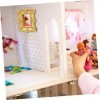 ERINGOGO 24 Pièces Miroir Meubles De Maison De Poupée Miniature Accessoires De Maison De Poupée Miniature Décor Rétro Mini Ac