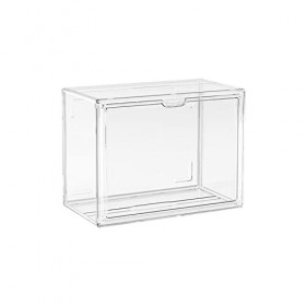 Colcolo Vitrine Transparente présentoir Anti-poussière Support de Stockage Support de Protection Cube Organisateur boîte daf