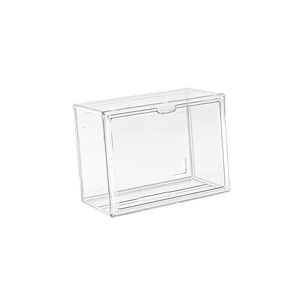 Colcolo Vitrine Transparente présentoir Anti-poussière Support de Stockage Support de Protection Cube Organisateur boîte daf