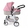 Bayer Chic 2000 - Poussette de poupée Nele 2 en 1 pour Enfants de 4 à 8 Ans, Ours Rose, 50 cm