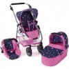 Bayer Chic 2000 637 33 Poussette pour poupées, 3 en 1 Emotion - Papillon