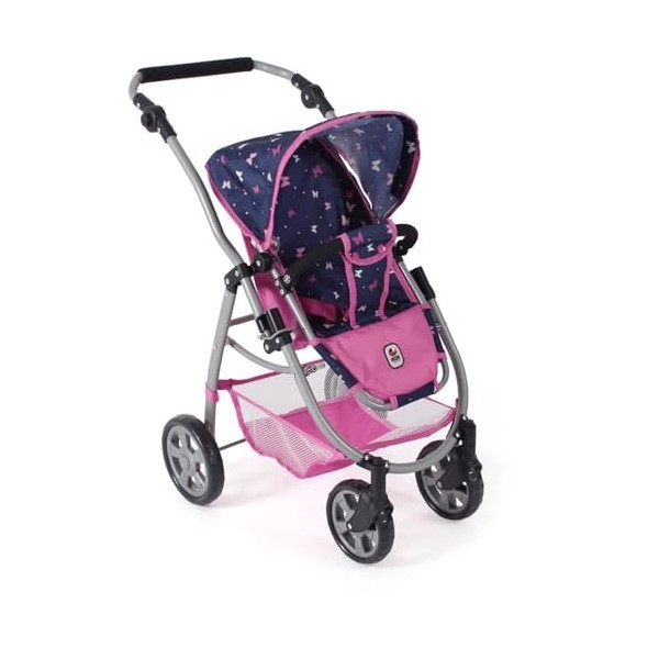 Bayer Chic 2000 637 33 Poussette pour poupées, 3 en 1 Emotion - Papillon