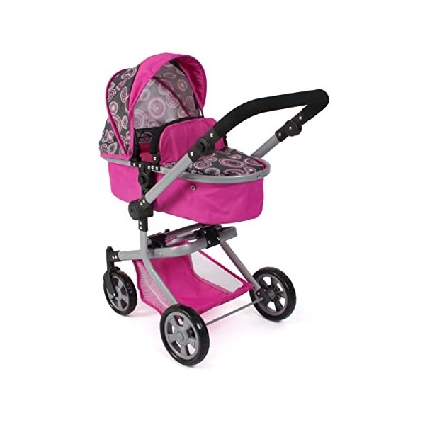 Bayer Chic 2000 Mika 595-87 Poussette 2 en 1 pour poupée jusquà 52 cm Rose Vif