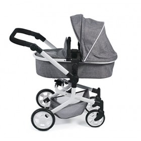 Bayer Chic 2000-Poussette combinée Mika, 595 76, Couleur : Gris Jean, 73 x 41 x 82 cm