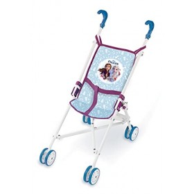 Smoby - La Reine des Neiges - Poussette Canne - pour Poupons et Poupées - Pliable - Tissu Lavable - 250113