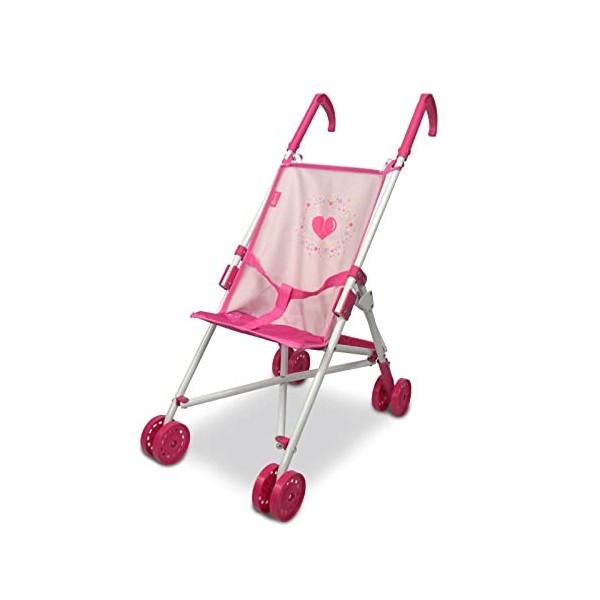 Anivia Landau de poupées, Poussette de poupée Pliable, Jouets Cadeau pour Les Enfants, poupées adaptées jusquà 18 Pouces - V