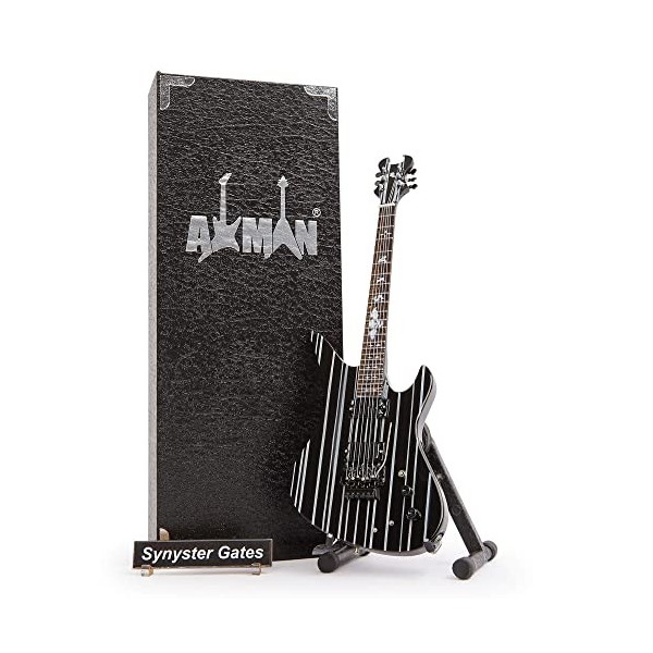 Synyster Gates Avenged Sevenfold – Réplique de Guitare Miniature - Cadeaux de Musique - Ornement Fait à la Main