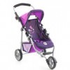 Bayer Chic 2000 - Poupée Lola, Poussette de Jogging, Jogging pour poupée, Poussette de poupée, Prune, Violet