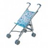 Idena 40069 Poussette de poupée Pliante, Motif Ours Bleu 