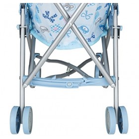 Idena 40069&nbsp;Poussette de poupée Pliante, Motif Ours Bleu 