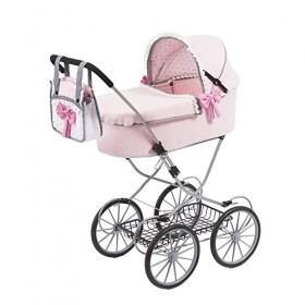 Reig- Landau Poupée Bebe-Paseo Classic Vintage Rose, RER12151