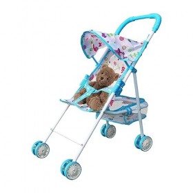 Poussette de poupée de bébé, Jouet de Poussette de poupée, Poussette de bébé Pliable pour poupées, Poussette de Jeu, Jouet de