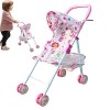 Jouer Poussette de poupée,Poussette de poupée pour Enfant avec Panier inférieur | Poussette pour Filles à partir de 3 Ans, Ca