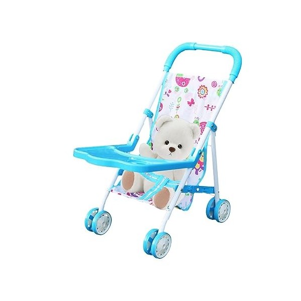 Poussette De Poupée De Bébé, Poussette De Jogging De Poupée, Poussette De Jouet Pliable, Jouet De Poussette De Poupée De Bébé