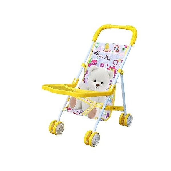 Poussette de poupée de bébé, Landau de poupées, Poussette de poupée Pliable, Landau de poupées, Poussette Buggies de poupées,