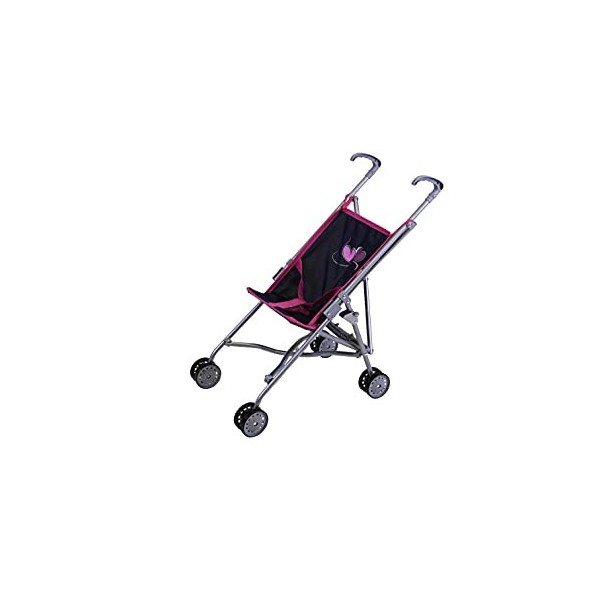 KNORRTOYS.COM- Poussette pour poupée Sim-Cœurs Flying Bleu Rose, 12633