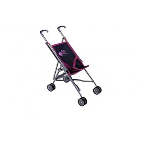 KNORRTOYS.COM- Poussette pour poupée Sim-Cœurs Flying Bleu Rose, 12633