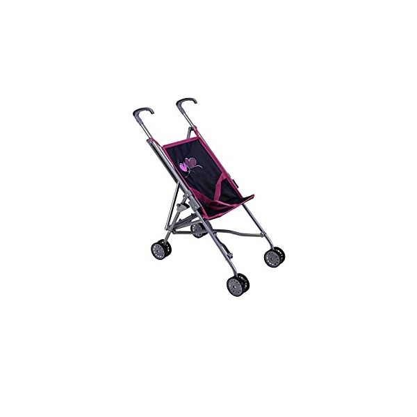 KNORRTOYS.COM- Poussette pour poupée Sim-Cœurs Flying Bleu Rose, 12633