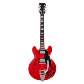 Axman, Noel Gallagher Oasis Réplique de guitare miniature – Cadeaux de musique – Fait à la main à léchelle 1/4 – Boîte de 