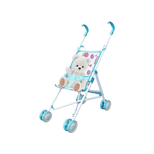 Poussette De Poupée Bébé - Poussette pour poupées - Poussette de Jeu pour en-fants - Landau De Poupées - Jouets Cadeau pour L