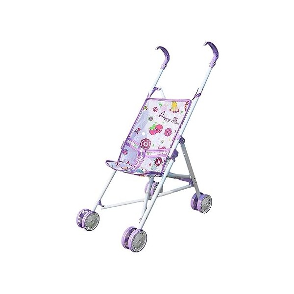 Poussette De Poupée Bébé - Poussette pour poupées - Poussette de Jeu pour en-fants - Landau De Poupées - Jouets Cadeau pour L