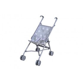 KNORRTOYS.COM 12640 Poussette pour poupée SIM-Royal Grey, Gris, 42 x 27 x 55 cm