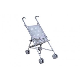 KNORRTOYS.COM 12640 Poussette pour poupée SIM-Royal Grey, Gris, 42 x 27 x 55 cm