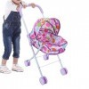 poupée pour bébés,Poussettes Jouets Pliables pour bébés poupées - Siège Voiture poupée avec auvent réglable, Accessoires poup