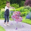 poupée pour bébés,Poussettes Jouets Pliables pour bébés poupées - Siège Voiture poupée avec auvent réglable, Accessoires poup