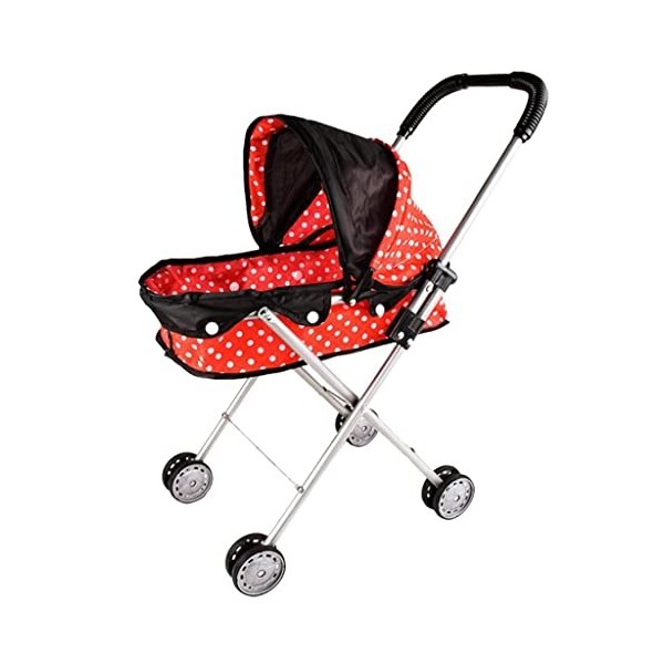 perfk Poussette Chariot Pliable Enfants , Rouge