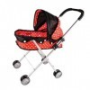 perfk Poussette Chariot Pliable Enfants , Rouge